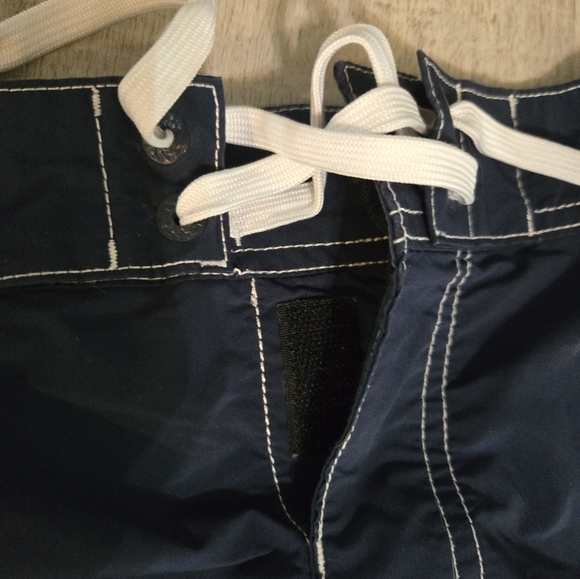 Vans shorts mens 32 striped swim trunks Blue - Picture 9 of 10